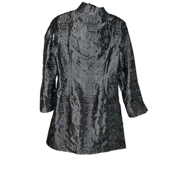 Shanghai Soho Silk Embroidered Jacket Size Medium - Picture 4 of 5